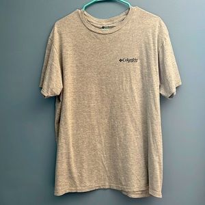 Columbia heather gray tee, size XL
